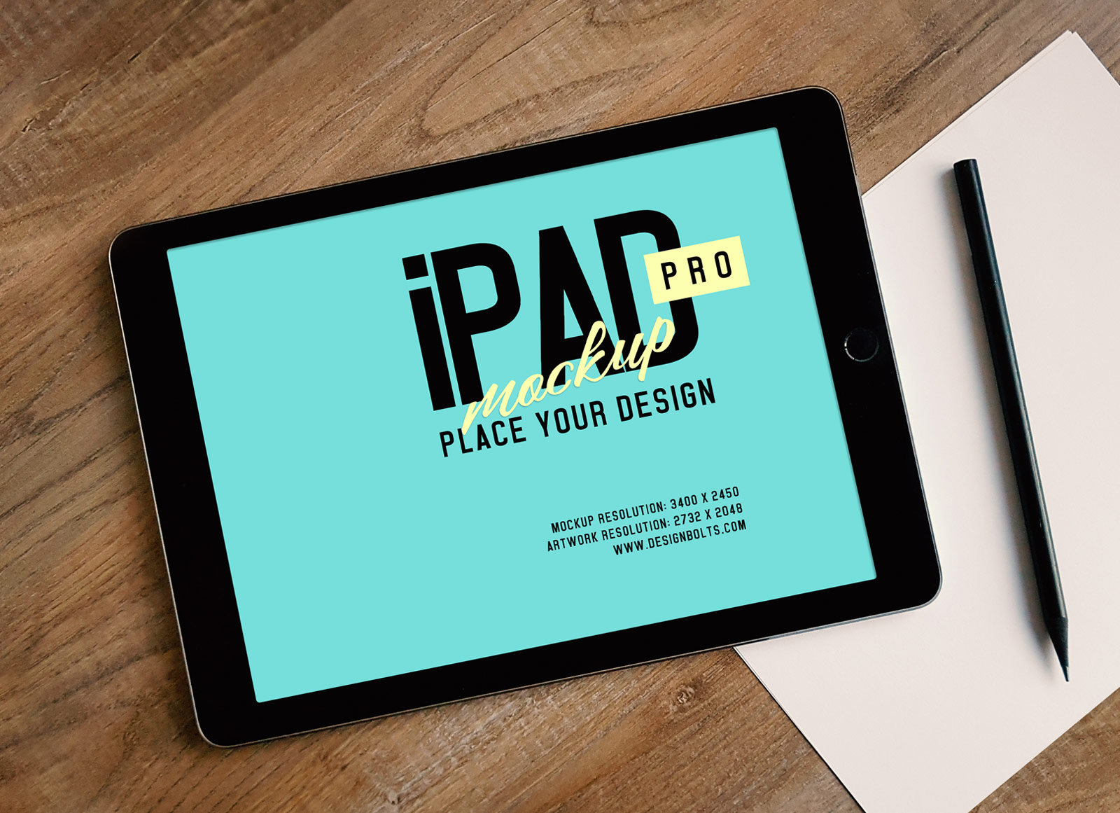 Landscape ipad mockup free Idea