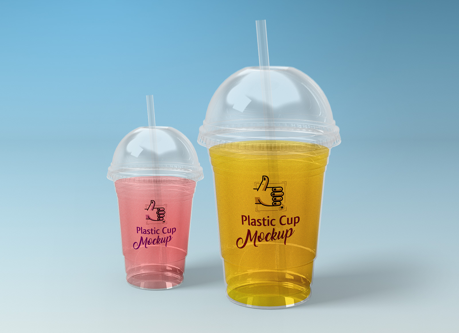 mockup cup psd packaging plastic ice cream box paper sandwich juice disposable mockups transparent drinks