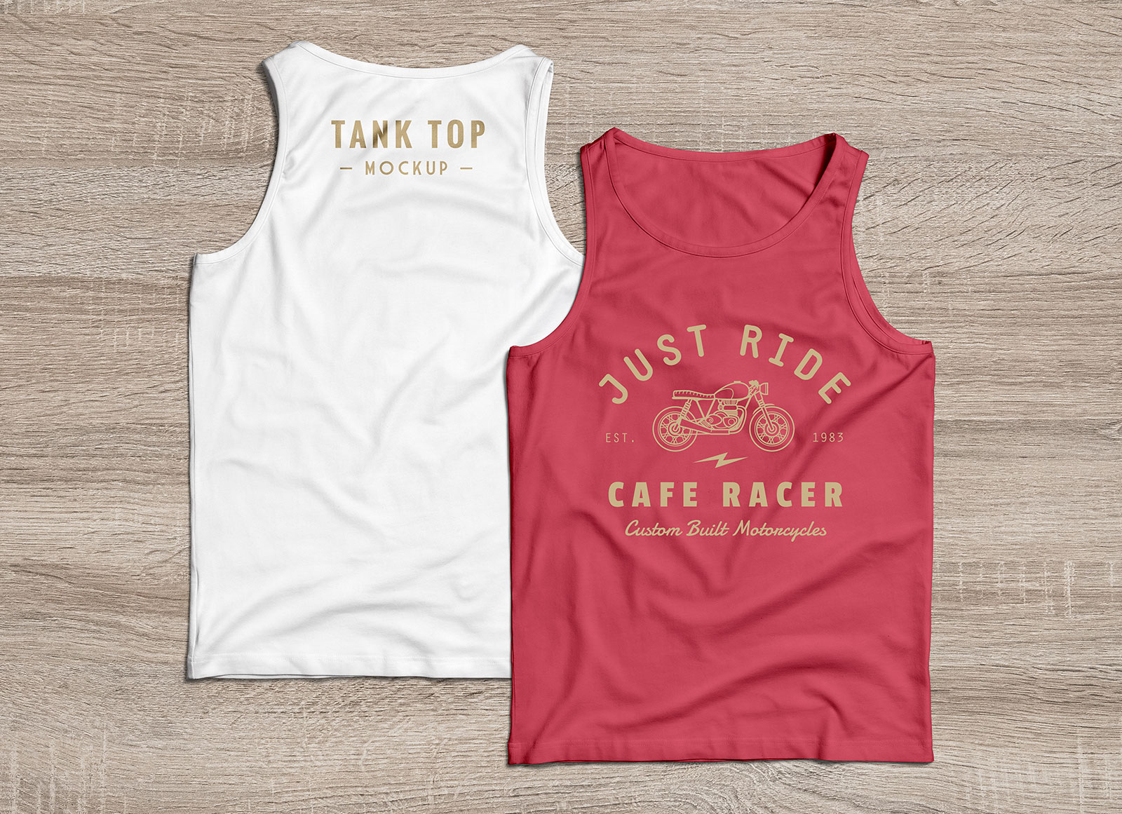 mockup shirt tank psd sleeveless mockups