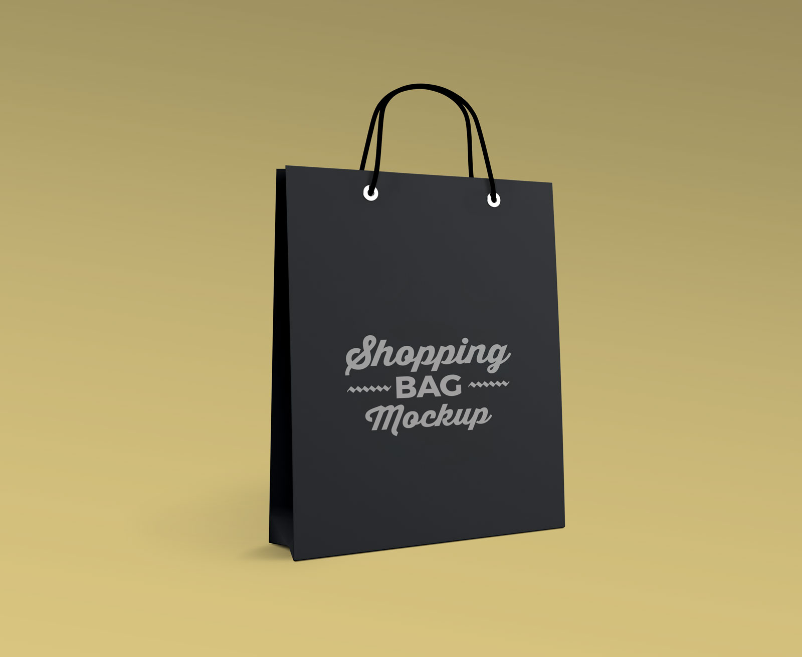 Free Photorealistic Paper Shopping Bag Mockup PSD Good