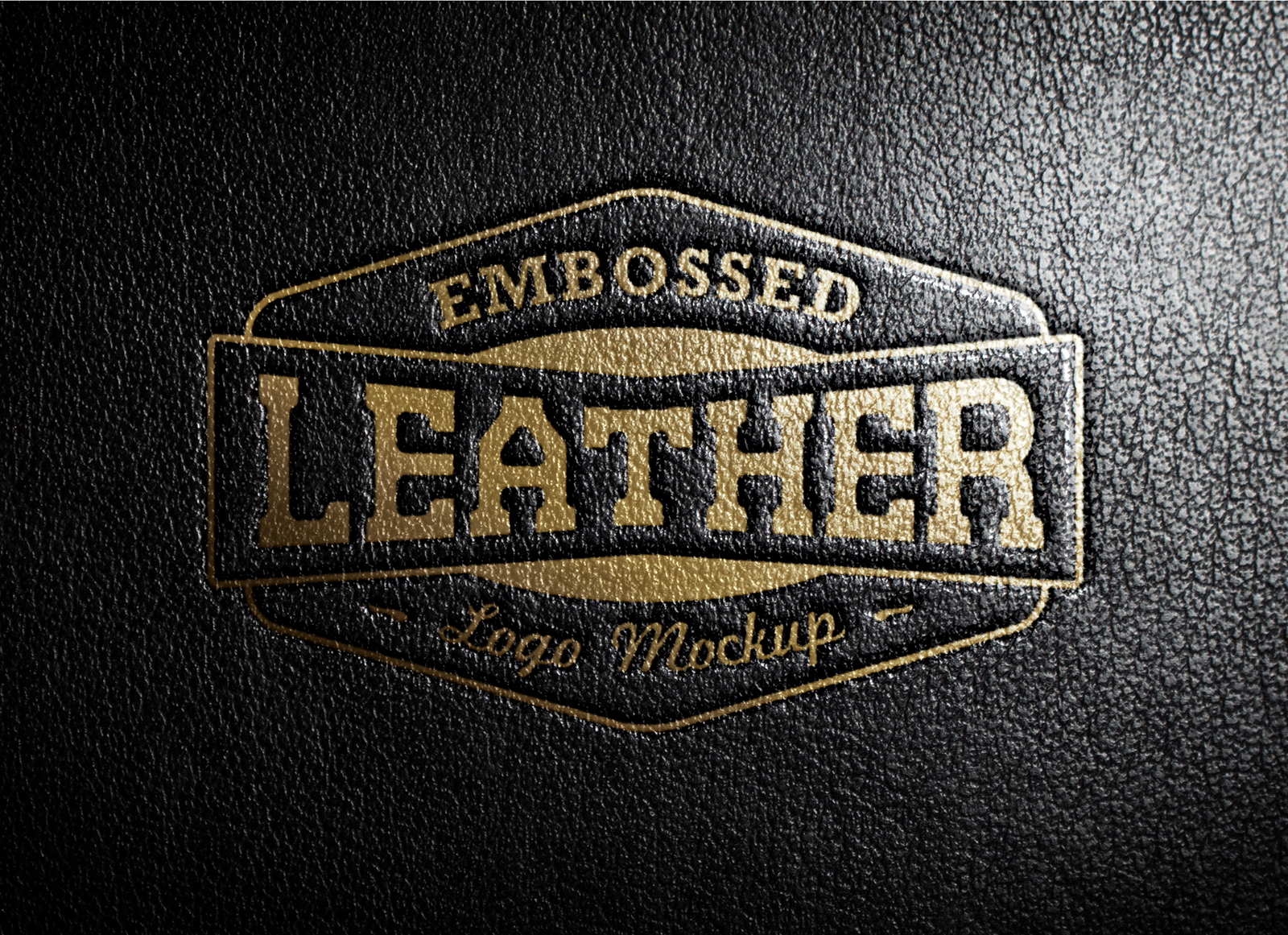 Free Letterpressed Leather Stamping Logo Mockup PSD - Good Mockups