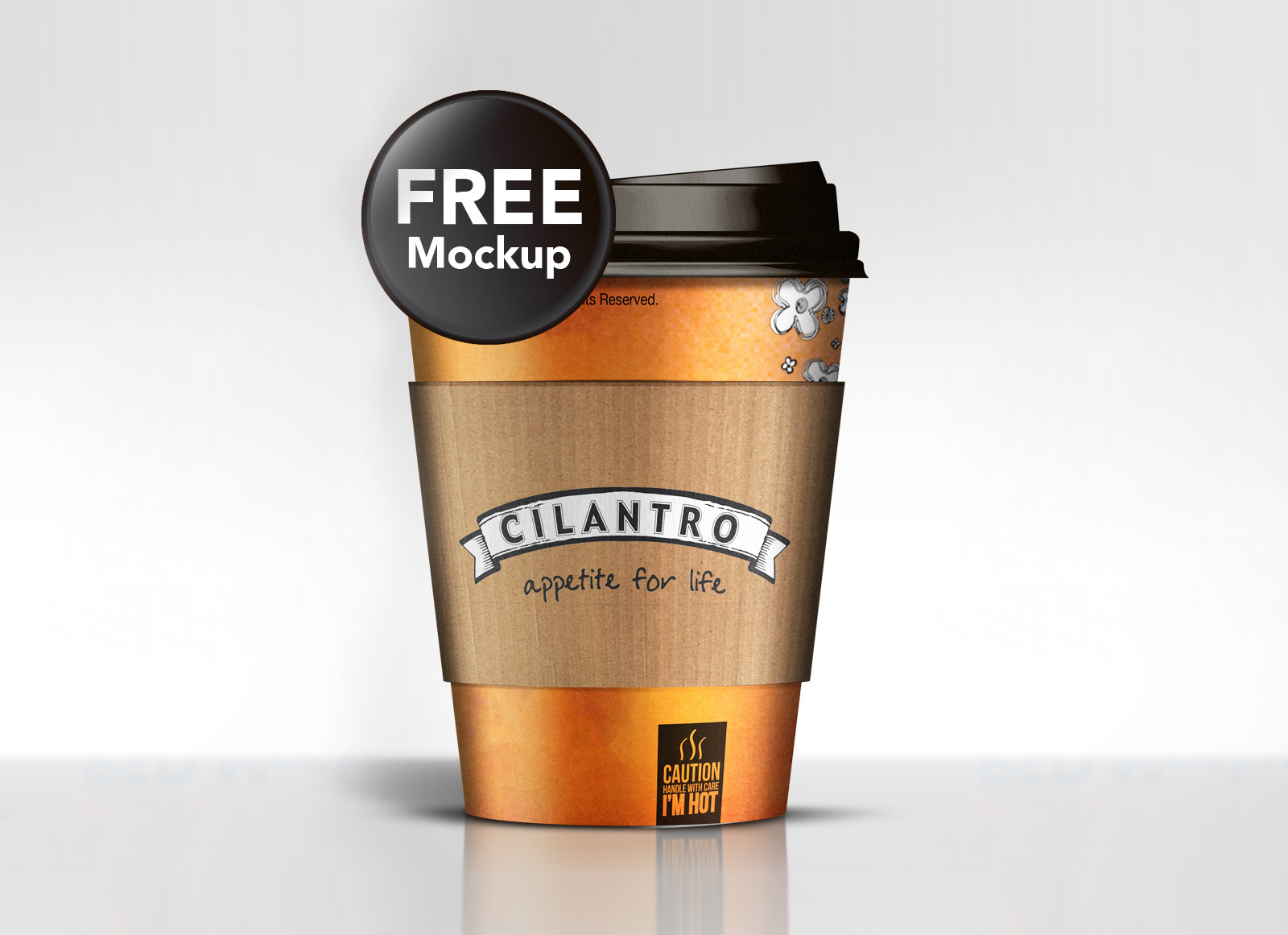 Free Paper Coffee Cup Mockup PSD - Good Mockups
