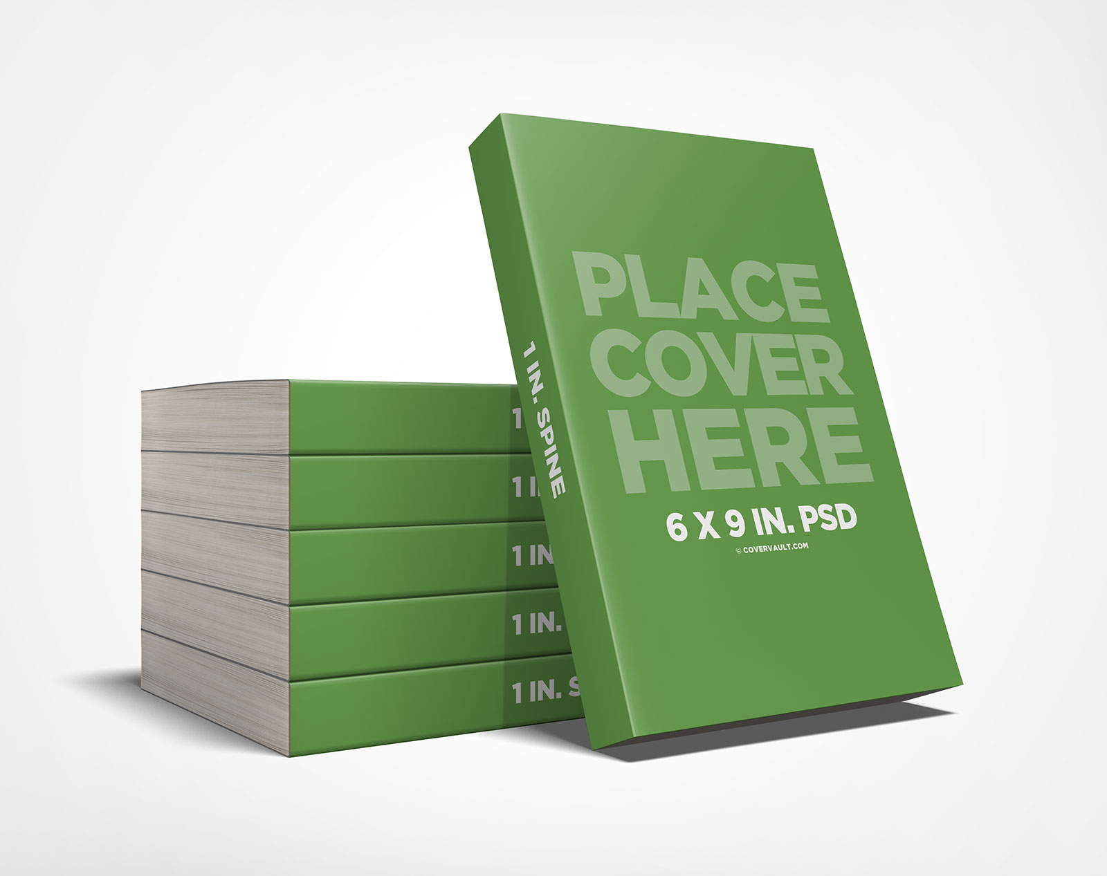 Free Stacked Paperback Book Promo Mockup PSD Good Mockups