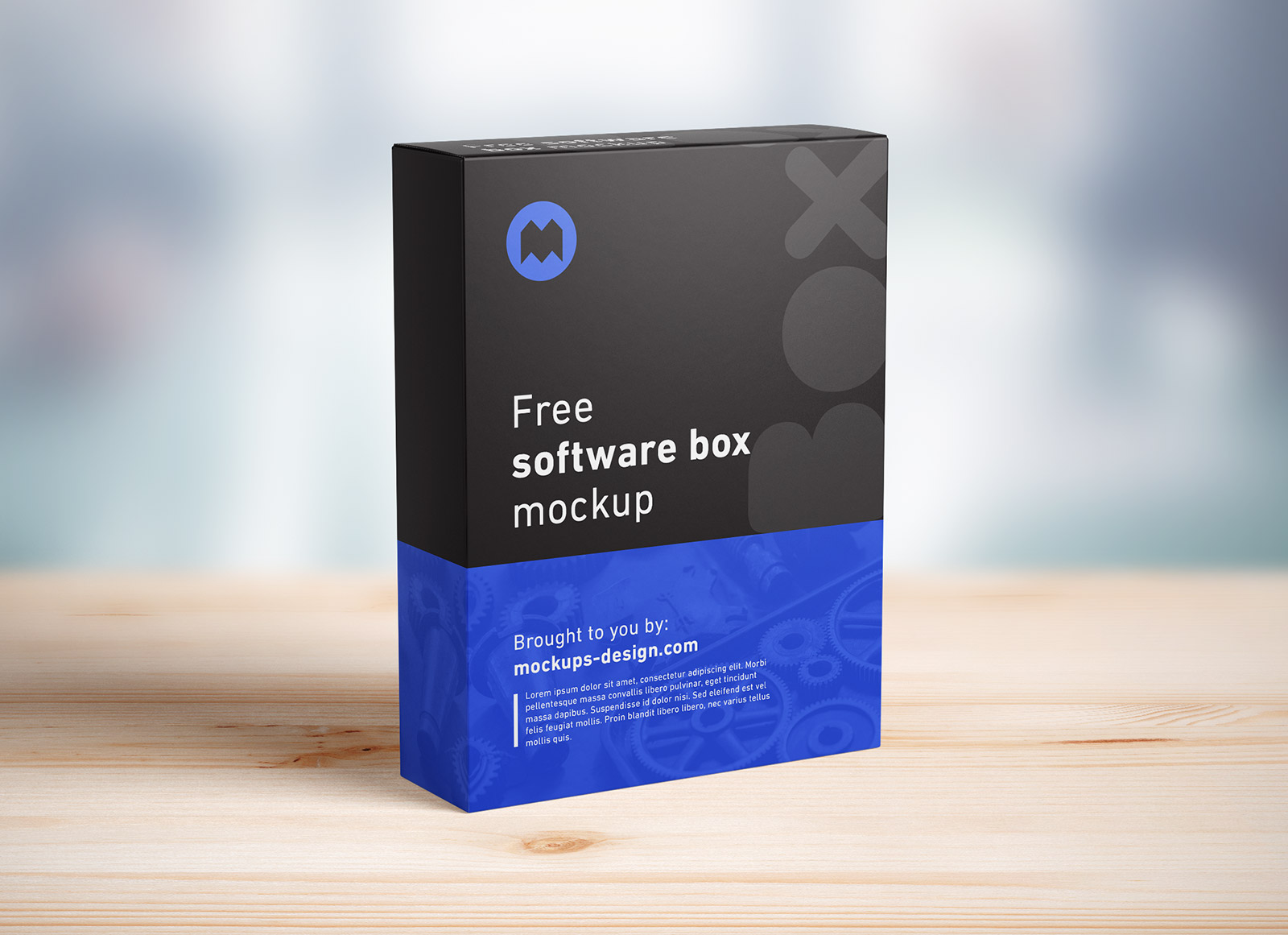 Free Software Box Packaging Mockup PSD - Good Mockups