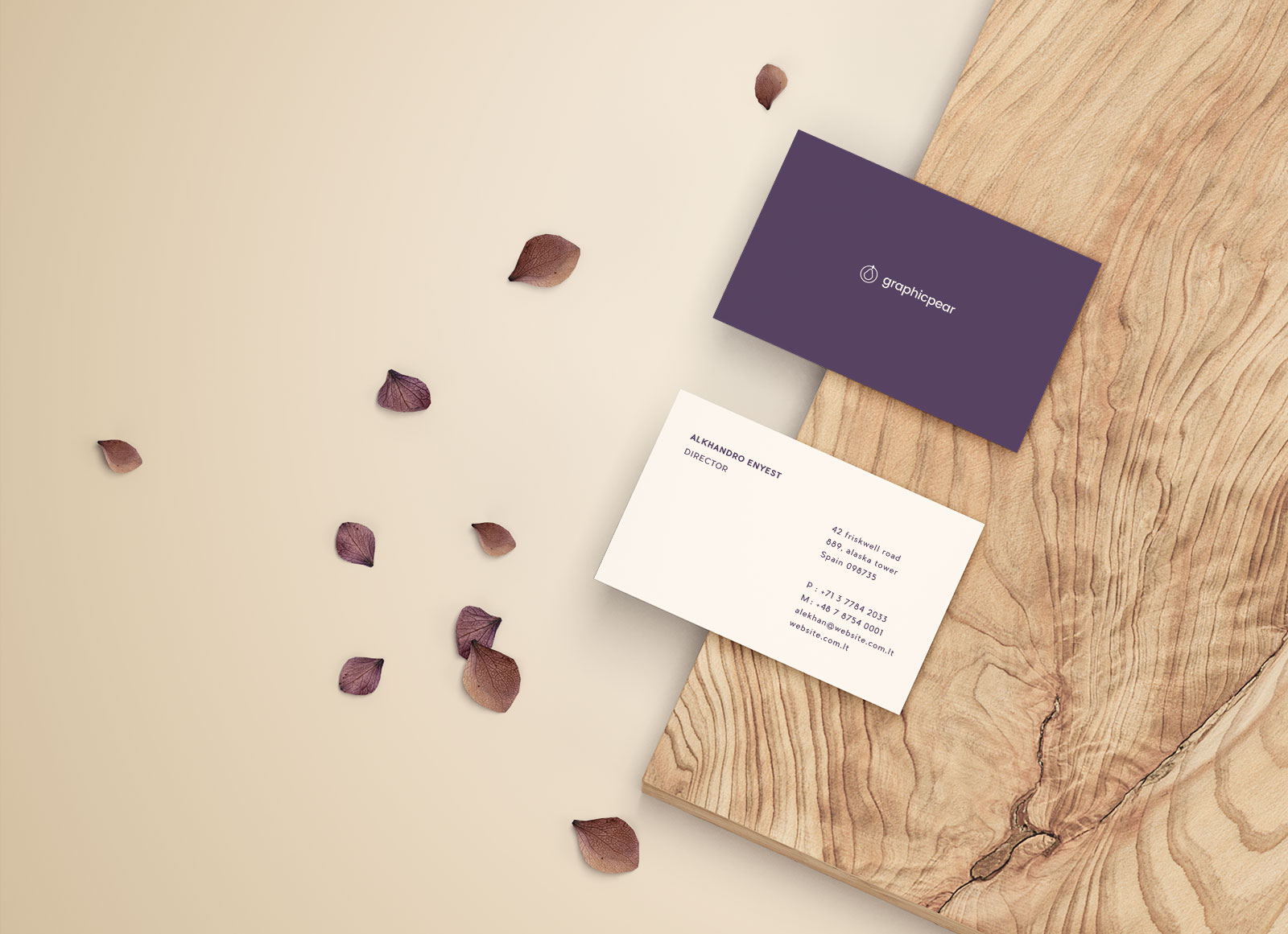 business card mockup photoshop free download