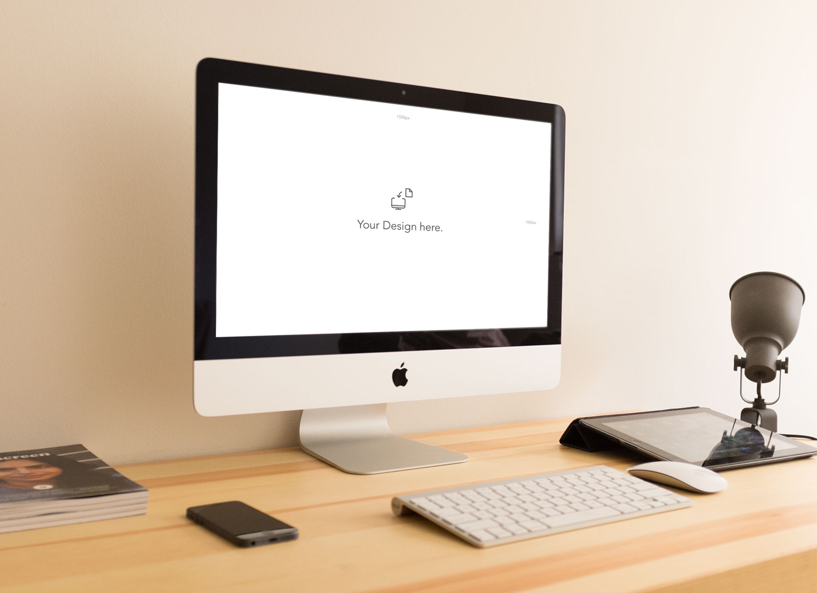 Free-Apple-iMac-Workplace-Mockup-PSD