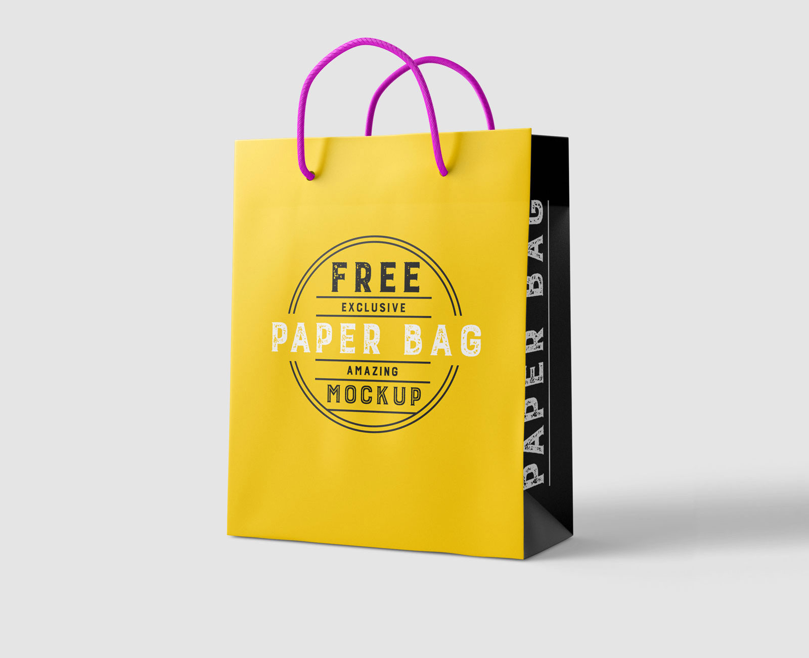 Free White Paper Shopping Bag Mockup PSD - Good Mockups