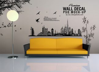 Free-Wall-Decal-Sticker-Mockup-PSD