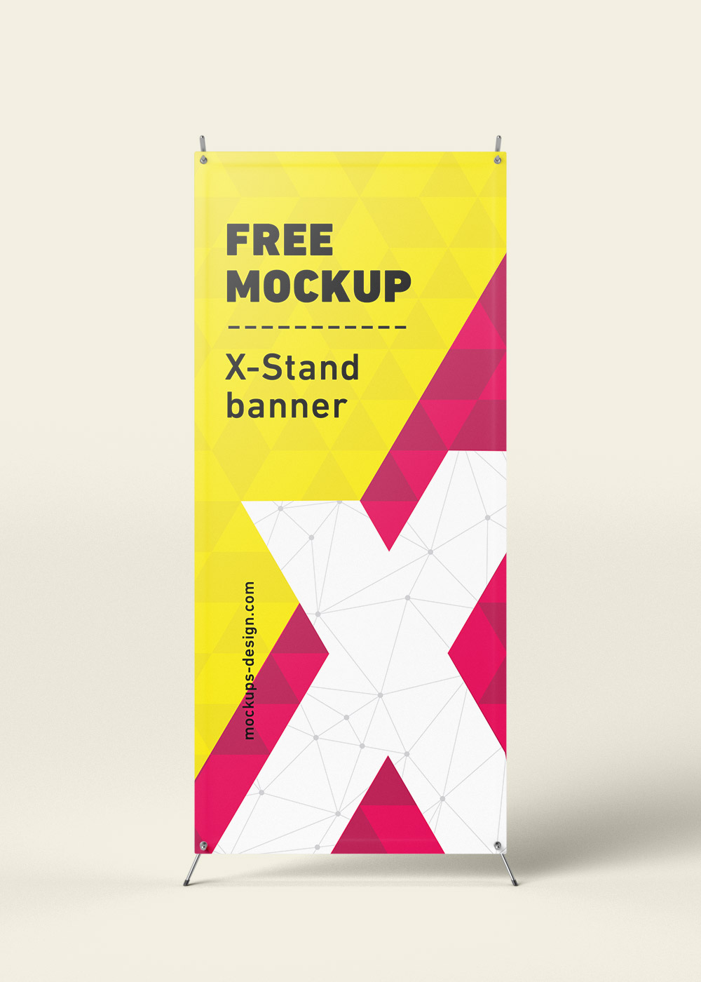 Download Free X-Stand Banner Mockup PSD - Good Mockups