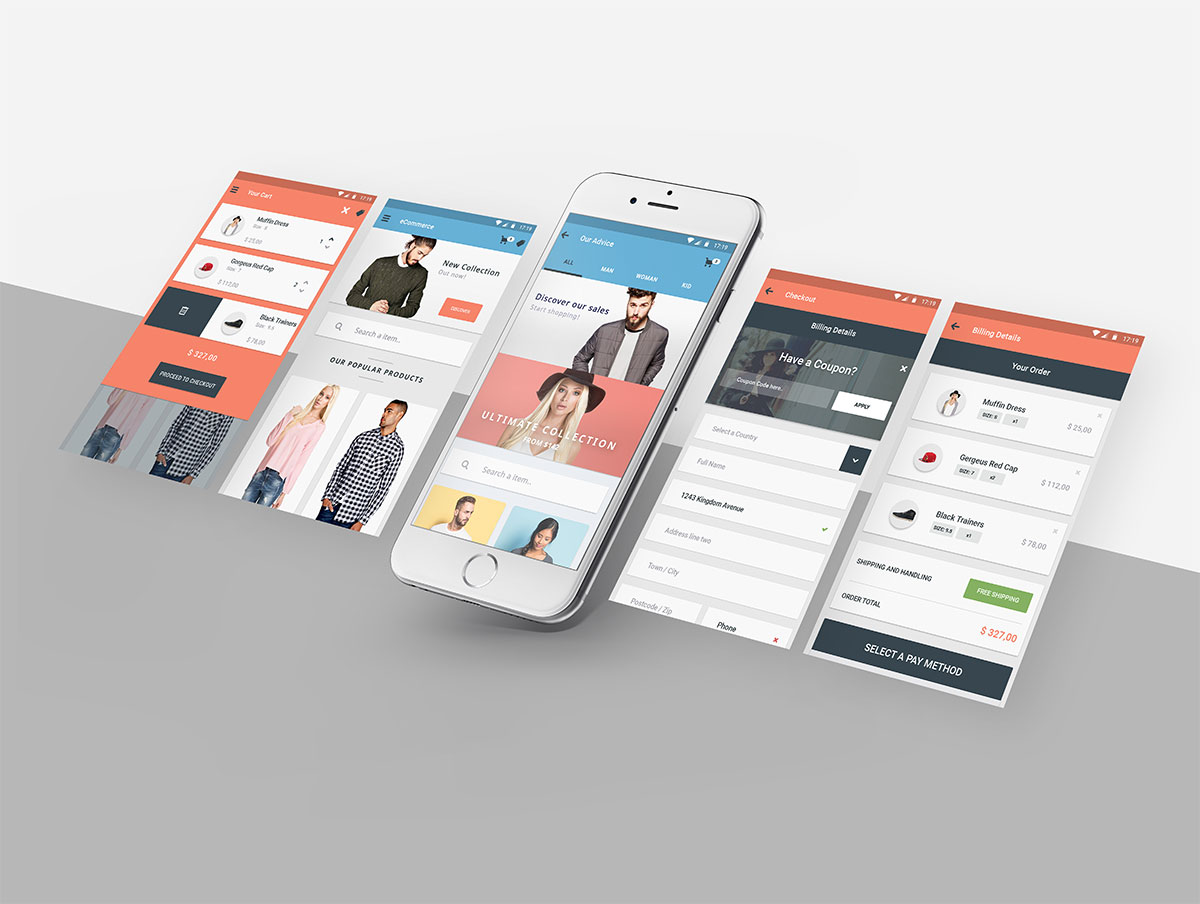 Free Iphone 6s Plus Ui App Design Mockup Psd Good Mockups