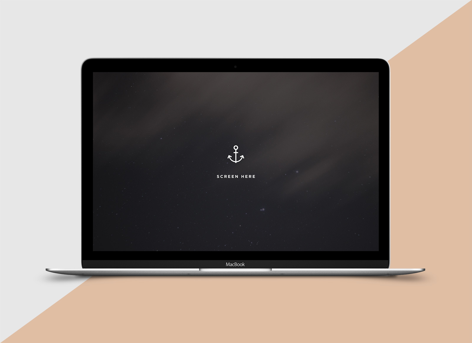 Macbook mockup free flat Idea