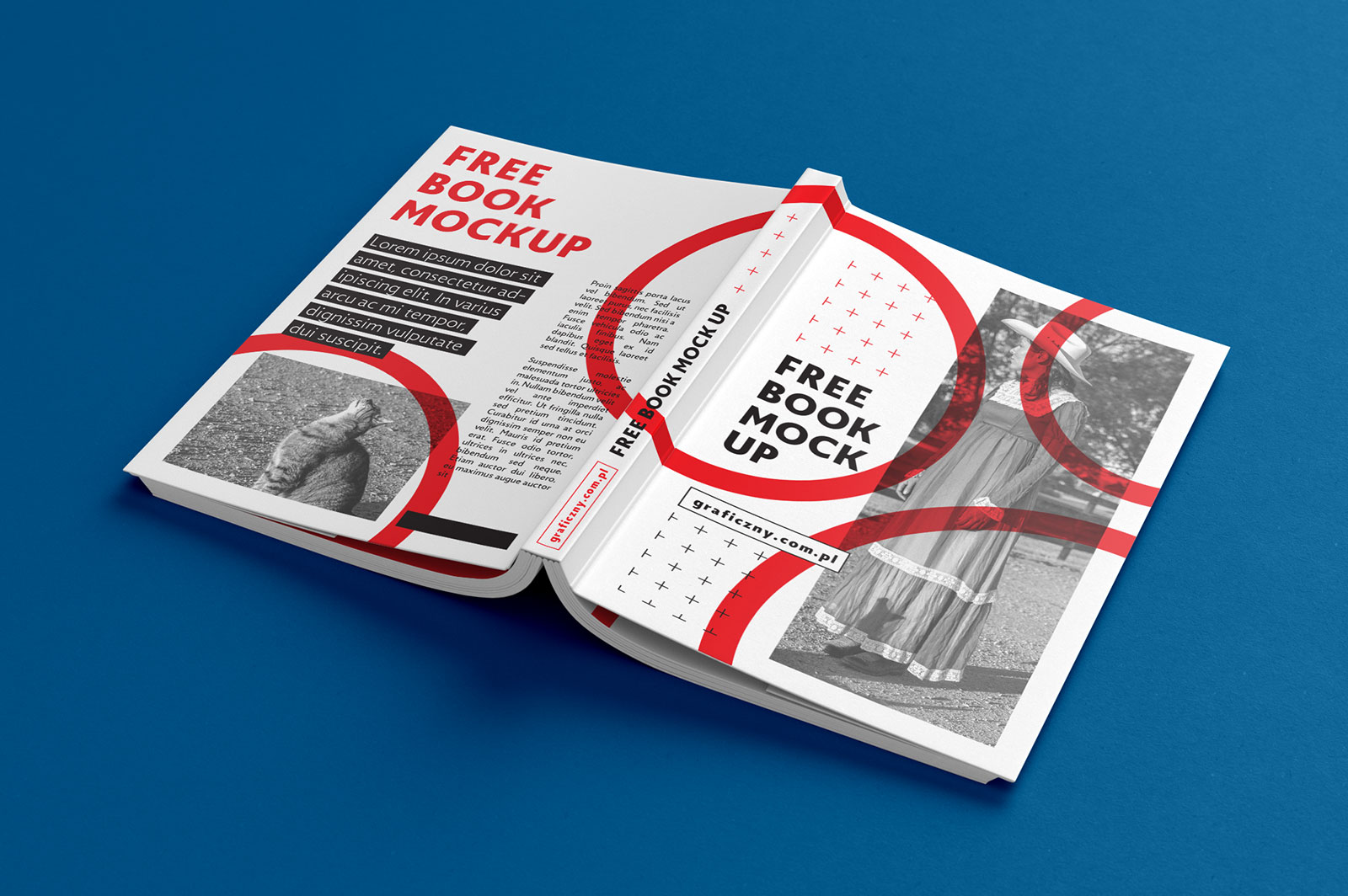 A4 Hardcover Book Mockup (PSD)