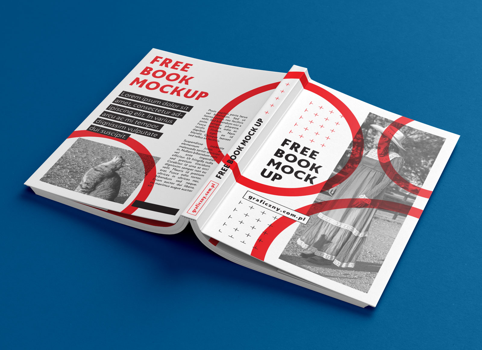 Download Free A4 Paperback Book Title & Inner Pages Mockup PSD - Good Mockups