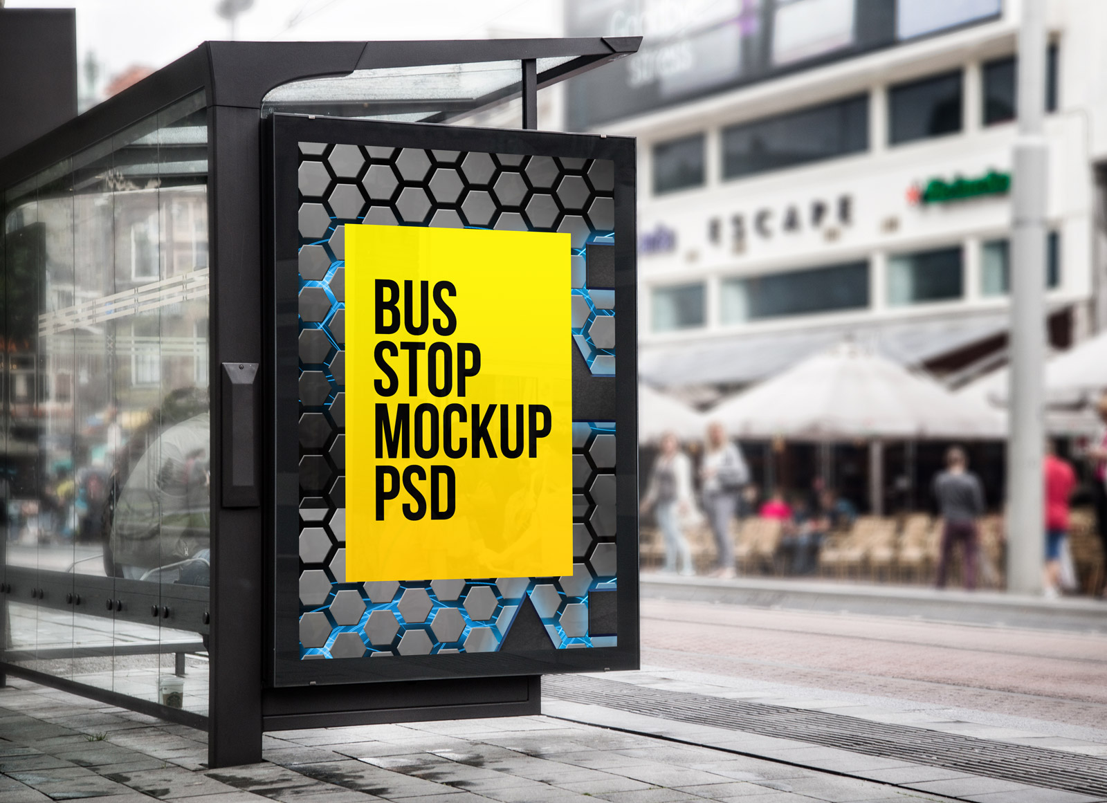 Free-Outdoor-Advertising-Bus-Stop-Mockup-PSD