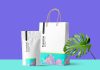 Free-Paper-Shopping-Bag-&-Plastic-Pouch-Bag-Mockup-PSD