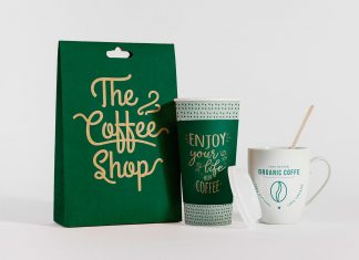 Free-Take-Away-Coffee-Cup-&-Burger-Packaging-Mockup-PSD