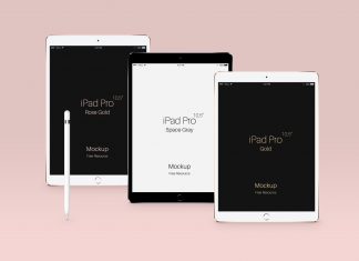 Free-Apple-iPad-Pro-Gold-Mockup-PSD-File