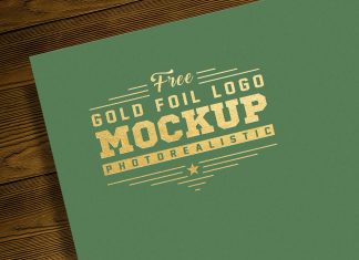 Free-Gold-Foil-Logo-Mockup-PSD-File-(F)