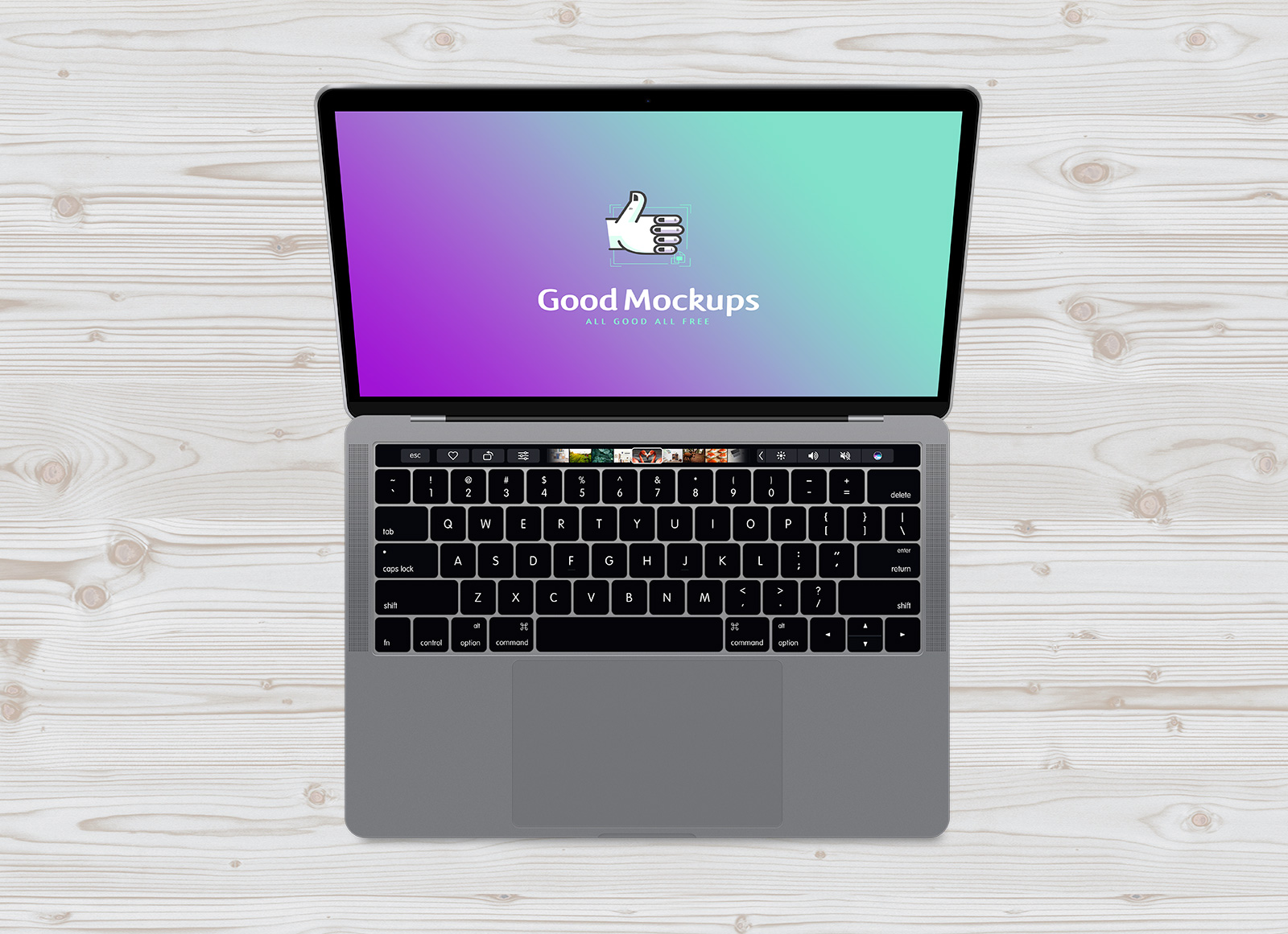 Download Free Macbook Pro Top View Mockup Psd Good Mockups