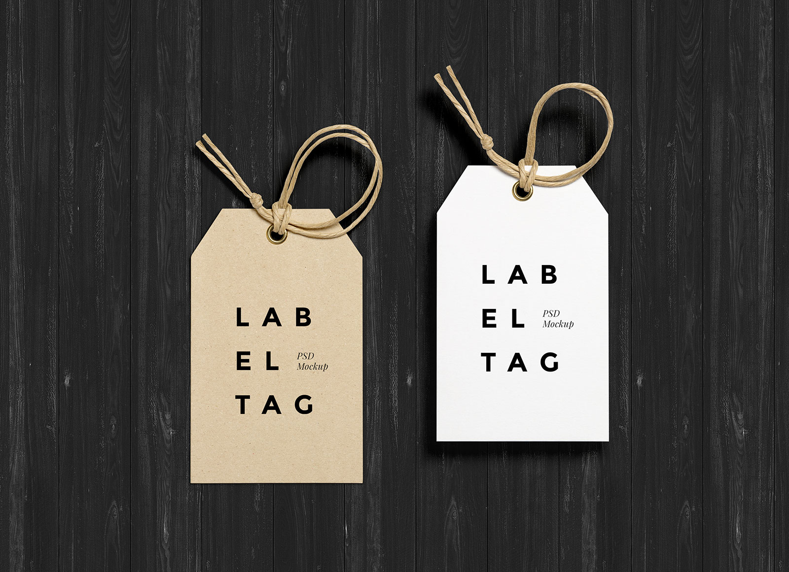 Free Clothing Hang Tag Mockup Psd Set Good Mockups - Bank2home.com