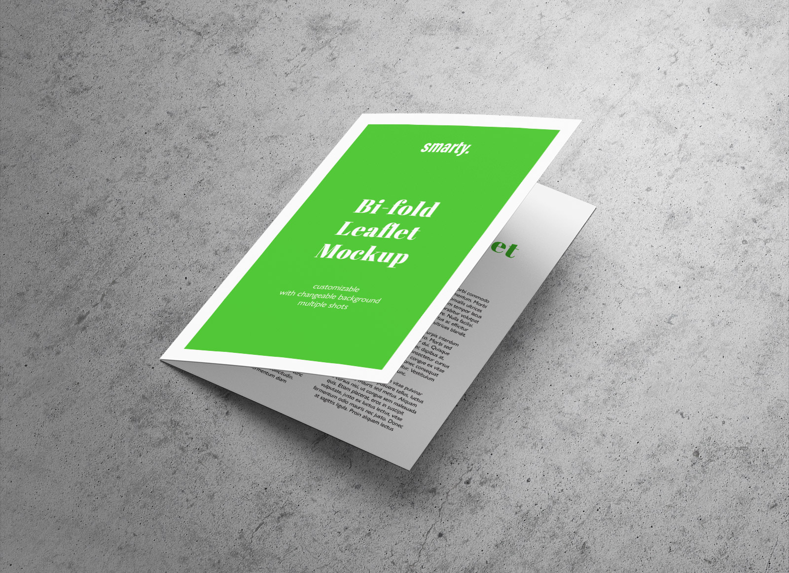 Free A5 Bi-Fold Brochure / Leaflet Mockup PSD - Good Mockups