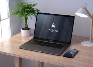 Free-Apple-MacBook-Pro-&-iPhone-8-Mockup-PSD-2