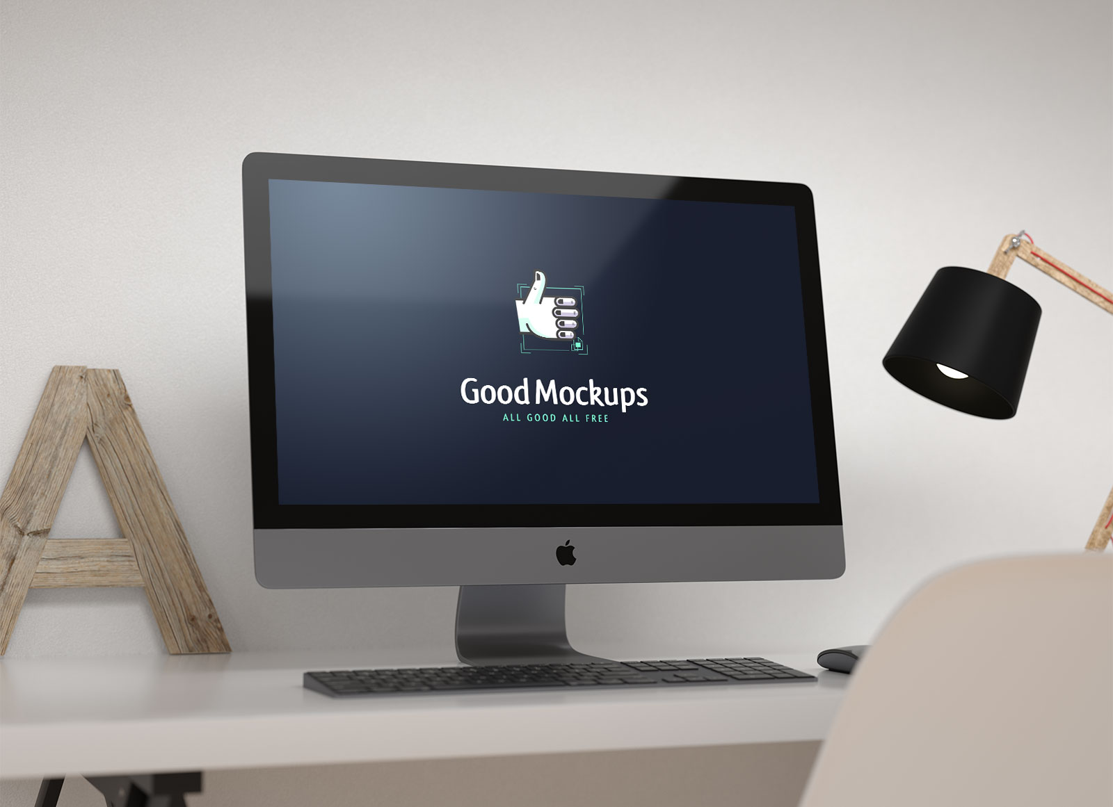 Free Latest Apple iMac Pro Mockup PSD - Good Mockups