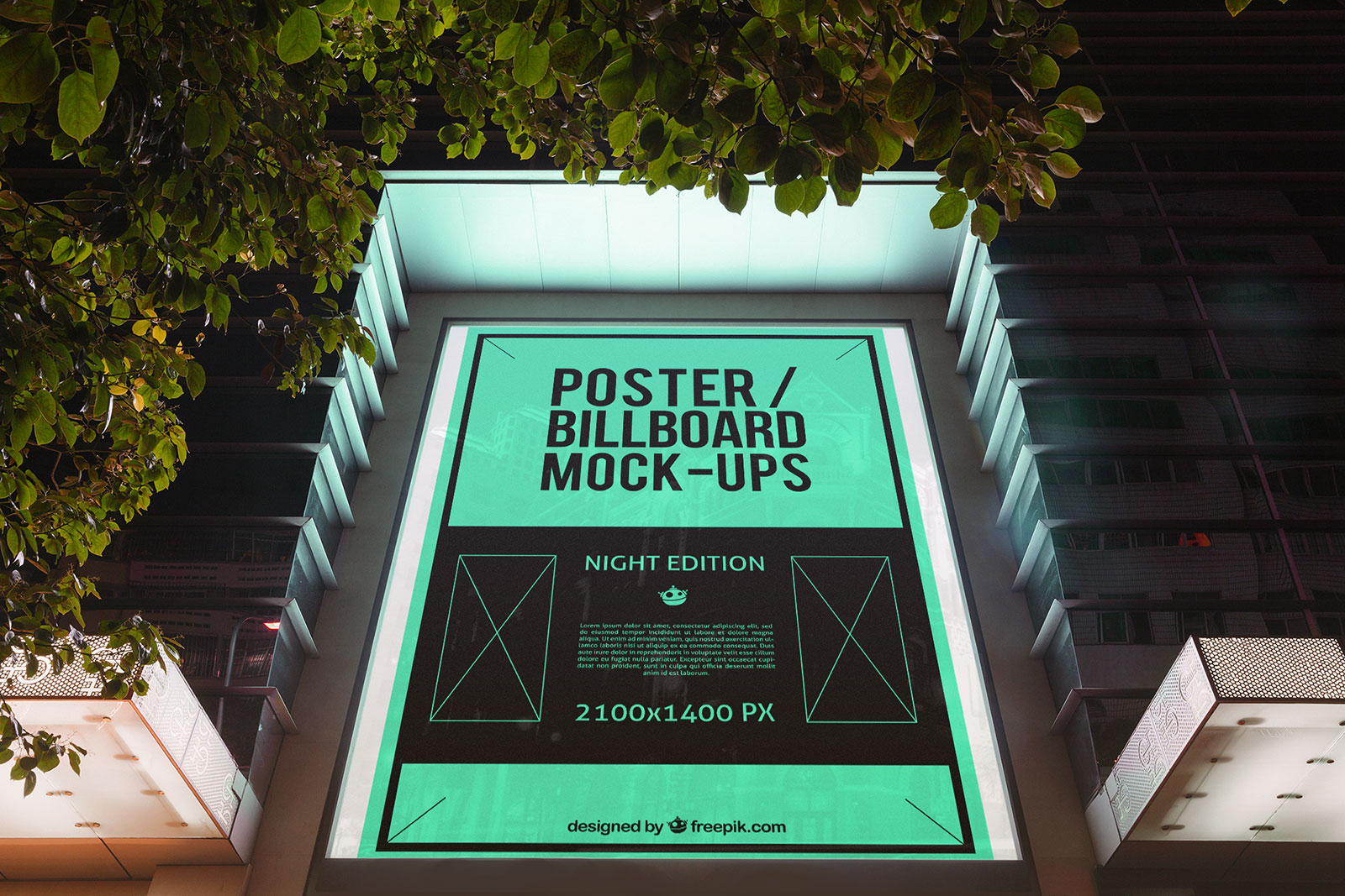 Free-Outdoor-Advertising-Portrait-Billboard-Mockup-PSD-2