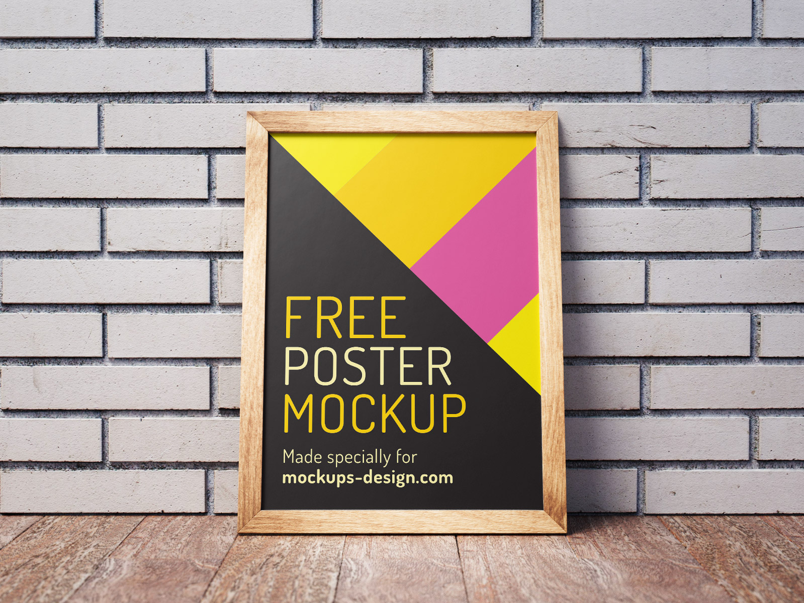 Free-Photo-Frame-Mockup-PSD-for-Poster-Pictures-&-Typography
