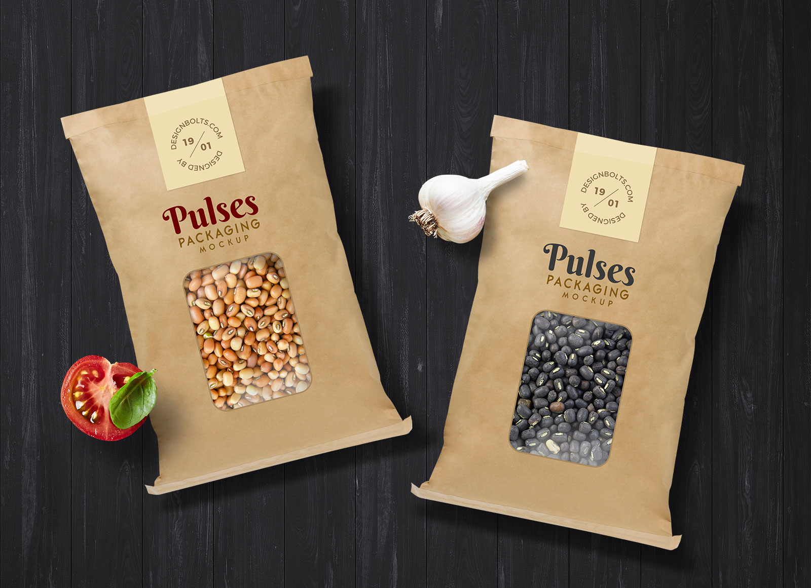 Download Free Pulses Kraft Paper Pouch Packaging Mockup Psd Good Mockups Yellowimages Mockups