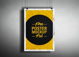 Free-Retro-Hanging-Poster-Mockup-PSD