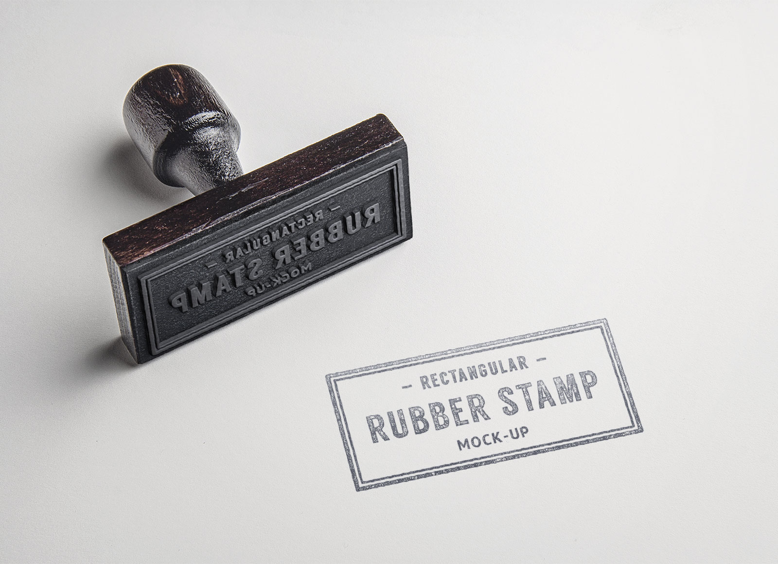 Download Free Photorealistic Rubber Stamp Mockup PSD - Good Mockups