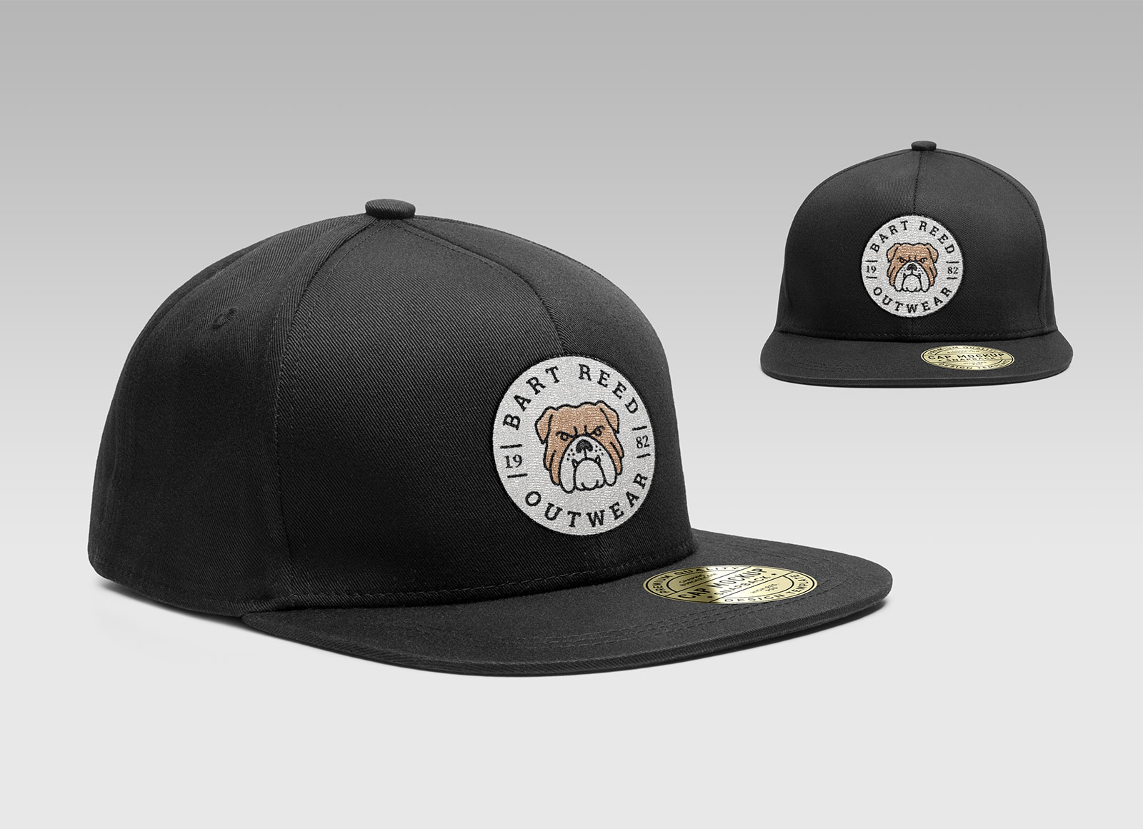 Download Free Snapback Men S Cap Mockup Psd With Woven Logo Good Mockups PSD Mockup Templates