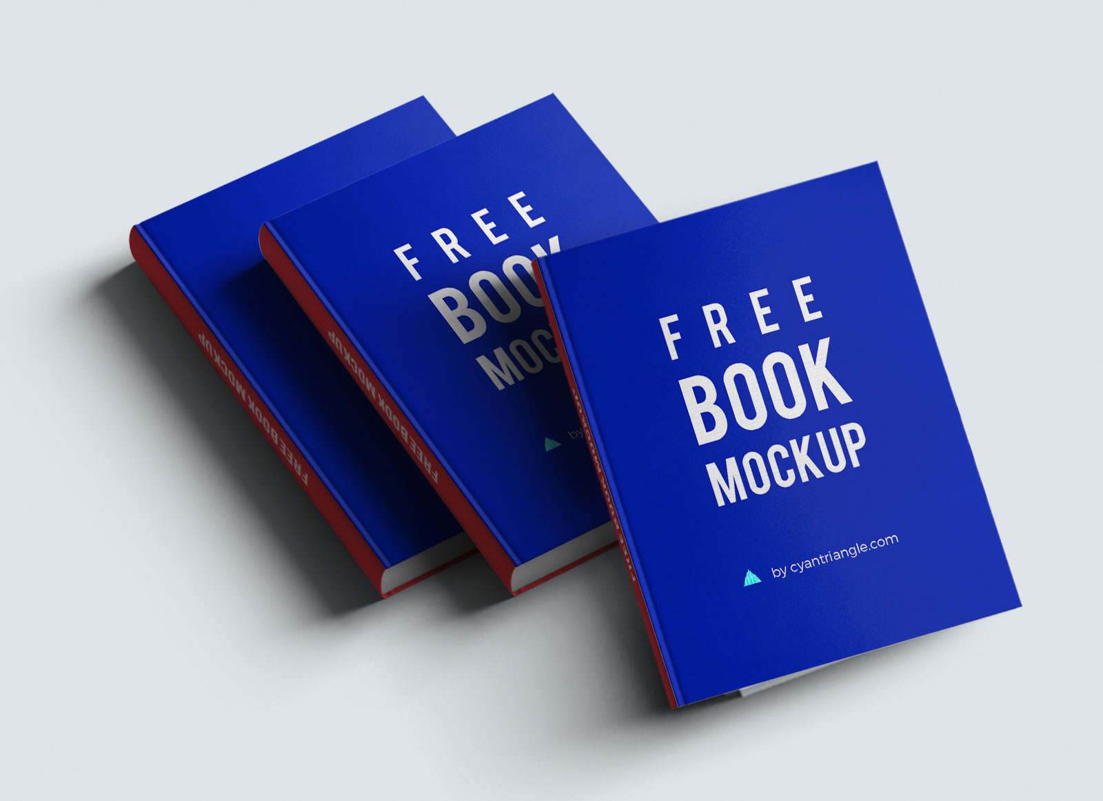 10 Free Hardcover Book Mockup PSD Set - Good Mockups