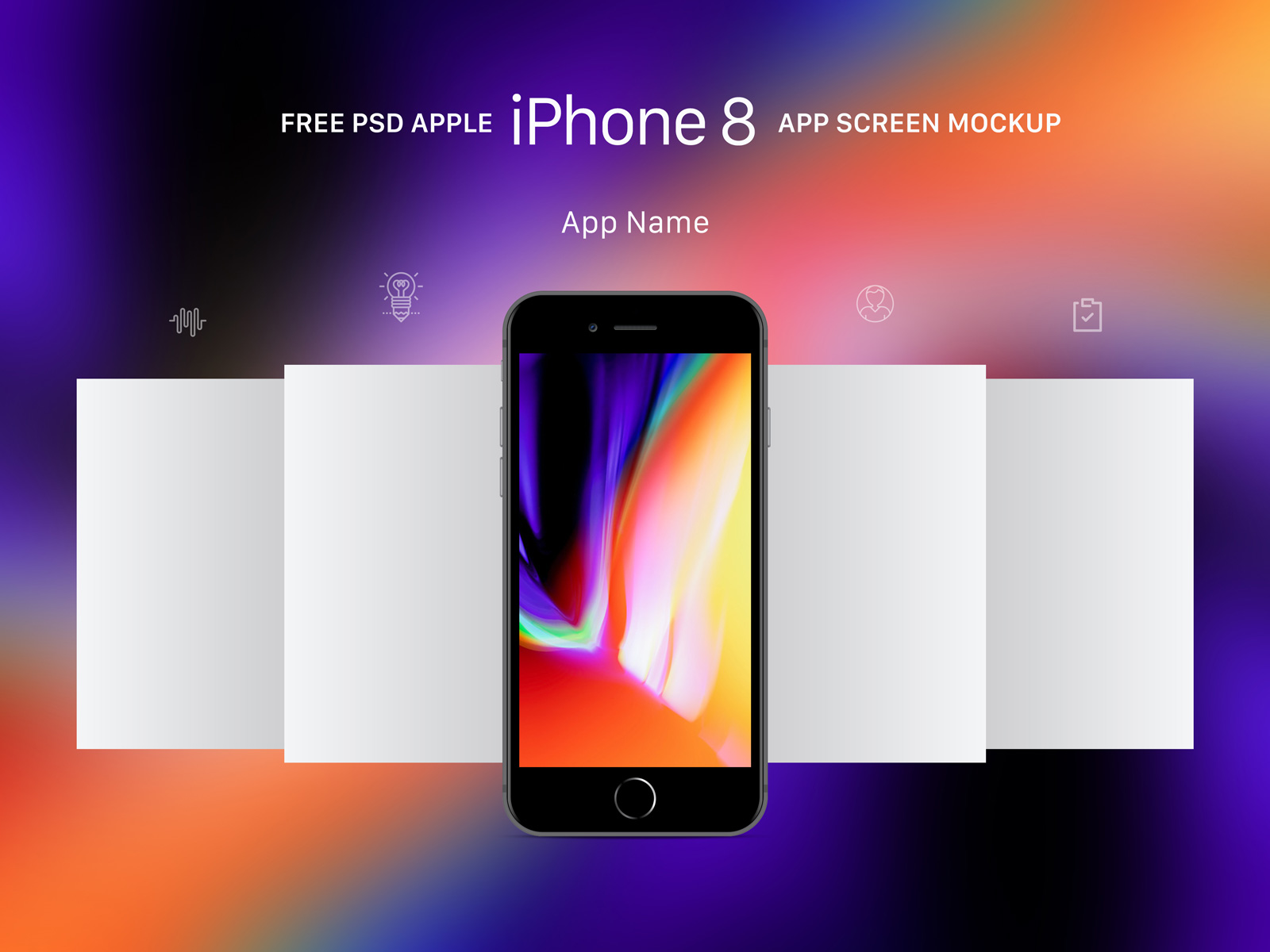 Free-Apple-Space-Gray-iPhone-8-App-Screen-Mockup-PSD