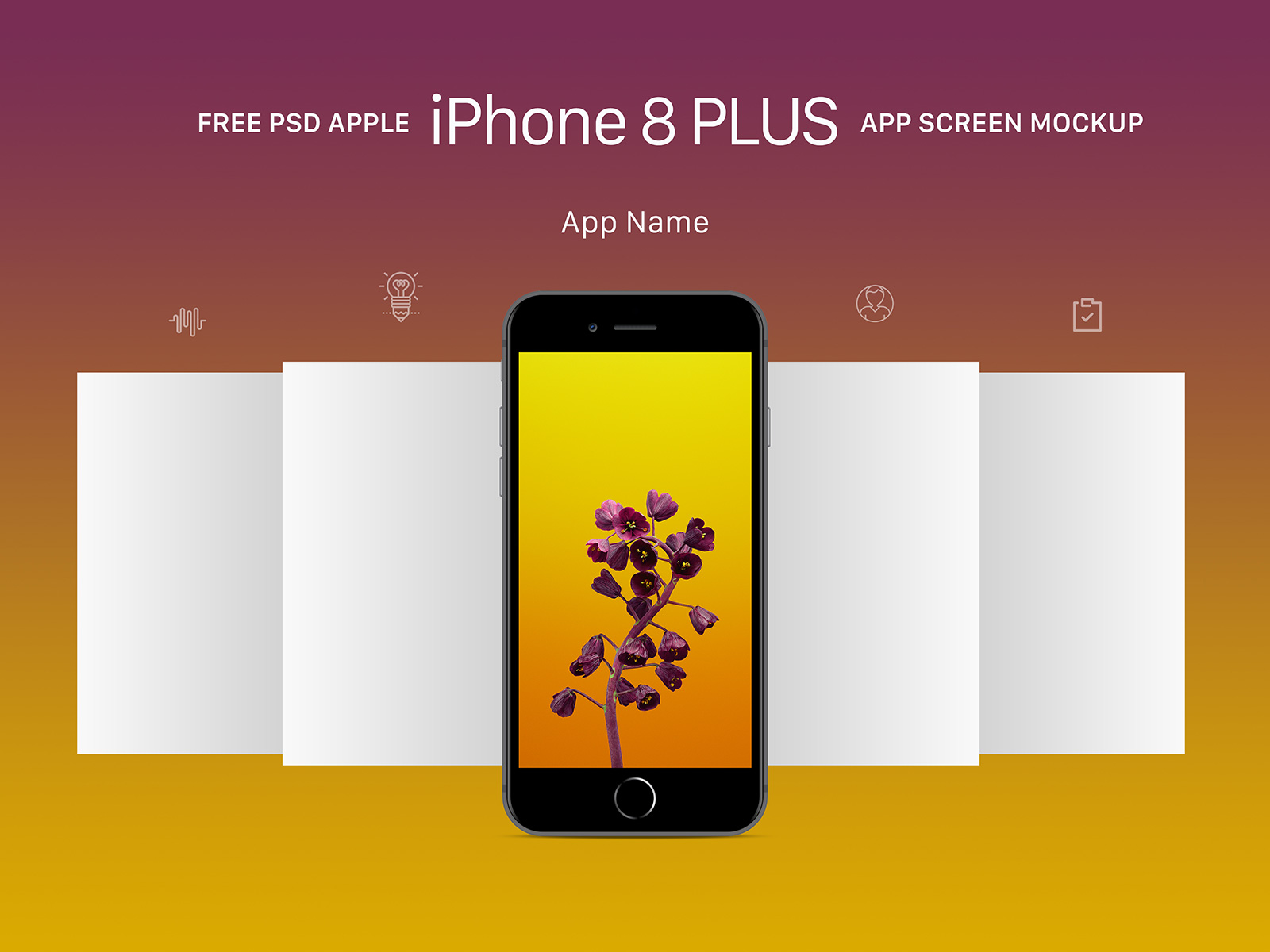 Free-Apple-iPhone-8-Plus-Space-Gray-App-Screen-Mockup-PSD