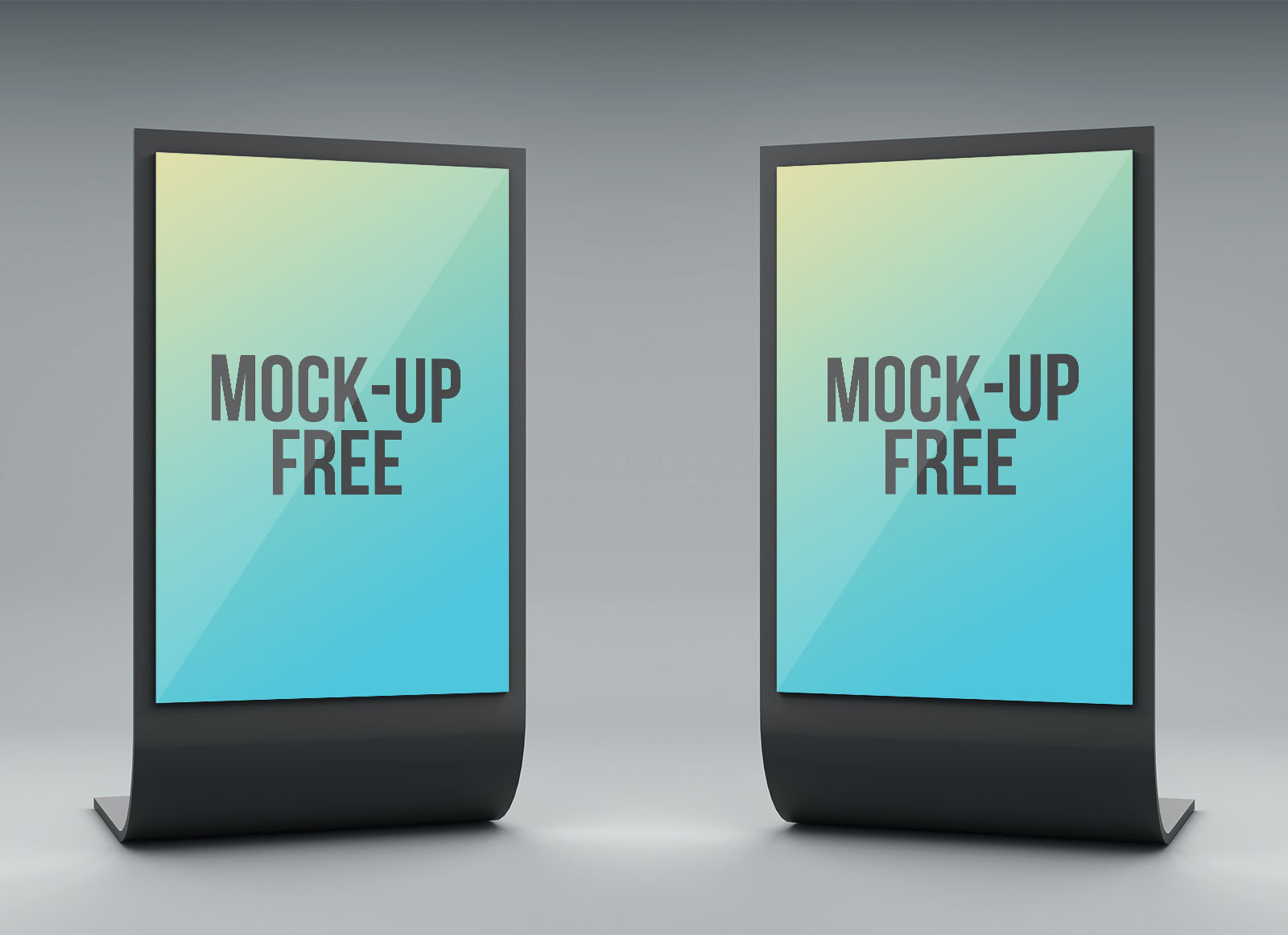 Free Curved 3d Display Stand Mockup Psd Files Good Mockups