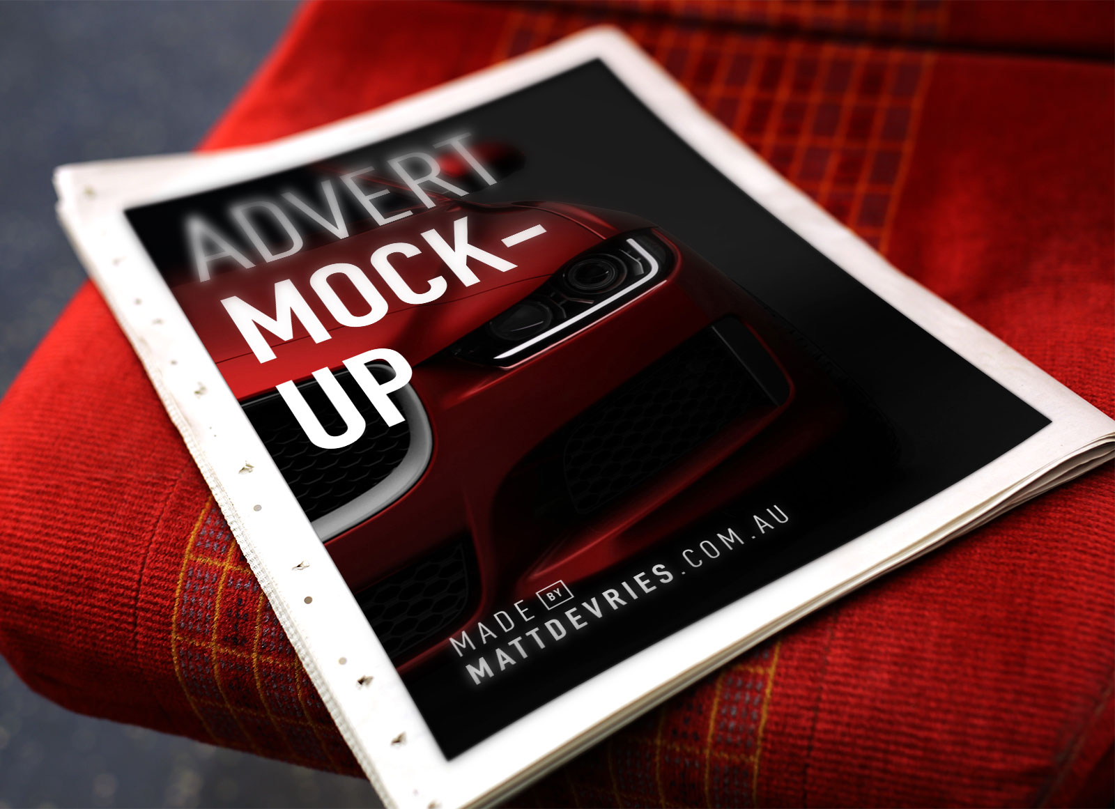 Free Print Ad Mockup