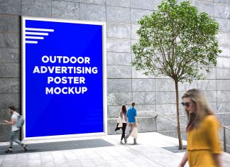 Free-Outdoor-Advertising-Street-Billboard-Mockup-PSD