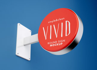 Free-Round-Wall-Mounted-Sign-Mockup-PSD-file--