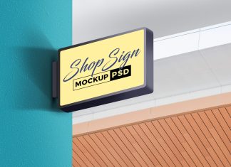 Free-Store-Wall-Mounted-Signage-Mockup-PSD