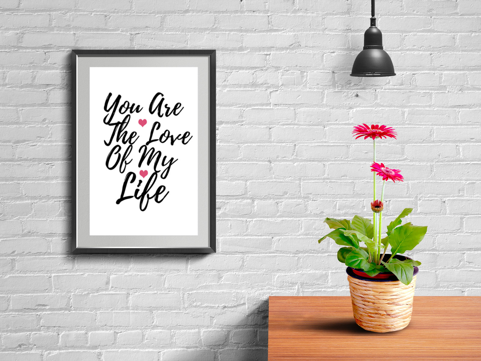 Download Free Wall Frame Poster Mockup PSD - Good Mockups