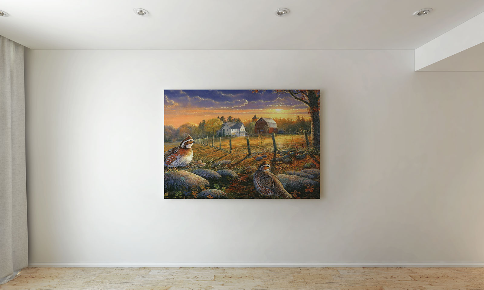 Free-Wall-Painting-Canvas-Frame-Mockup-PSD