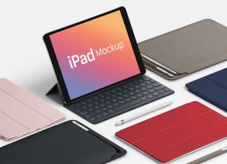Free-Apple-iPad-Pro-with-Keyboard-Mockup-PSD