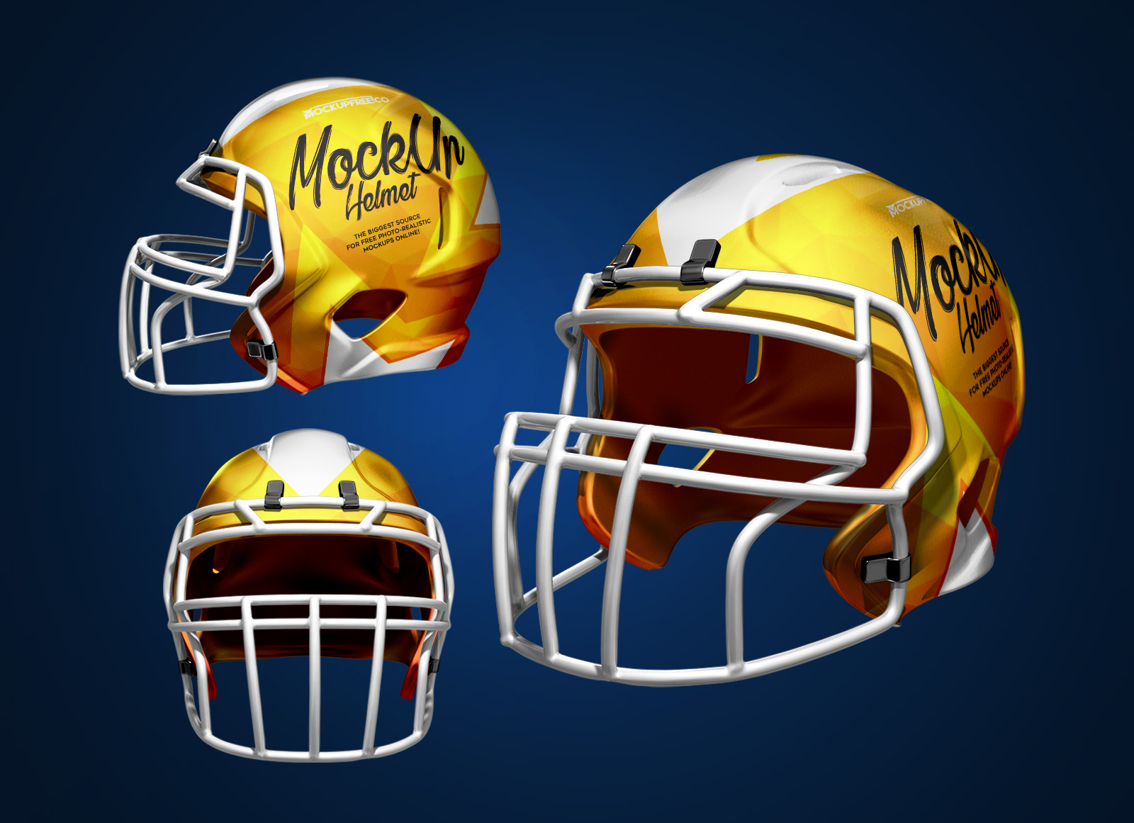 Free Football Helmet PSD Mockups - Good Mockups