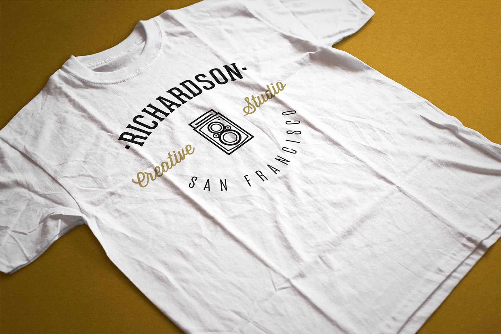 Download Free Half Sleeves Opened & Folded T-Shirt Mockup PSD Files ...