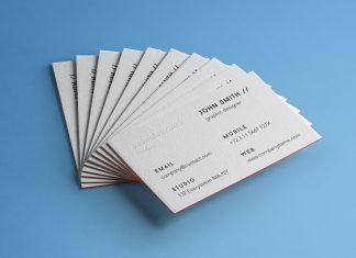 Free-Letterpressed-Business-Card-Mockup-with-Colored-Edges