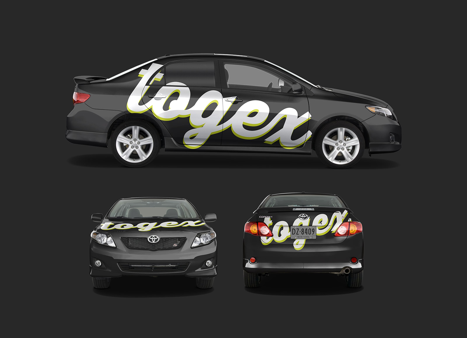 mockup t app shirt Good  Car Mockups  PSD Free Mockup Branding Corolla Toyota