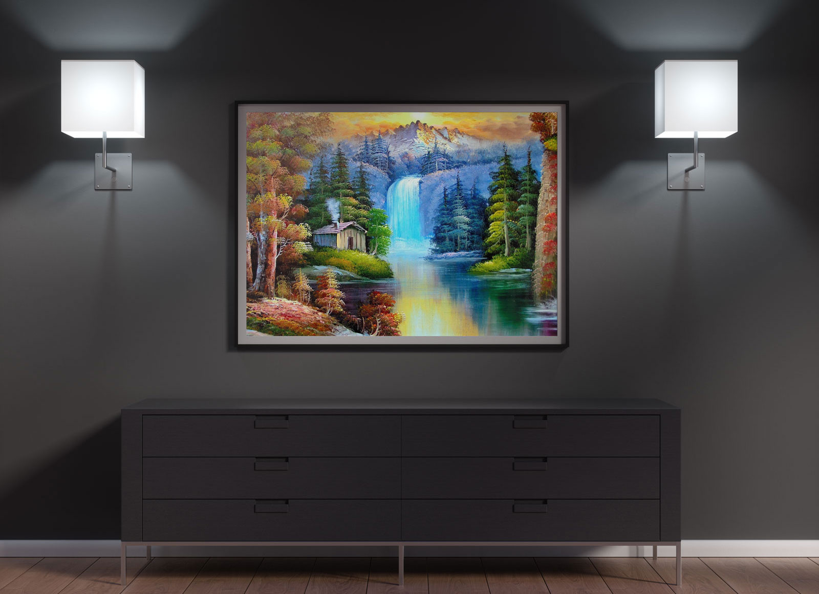 Wall Painting Mockup