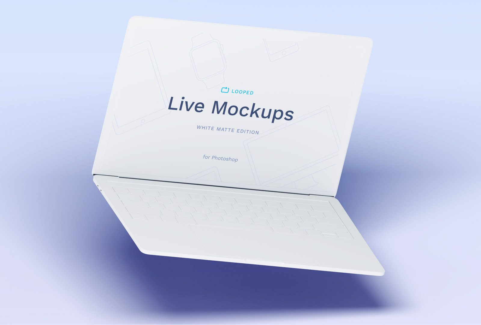 Free White Apple Devices (iMac, iPhone, MacBook, iPad, Watch) Sketch & PSD Mockup Files - Good ...